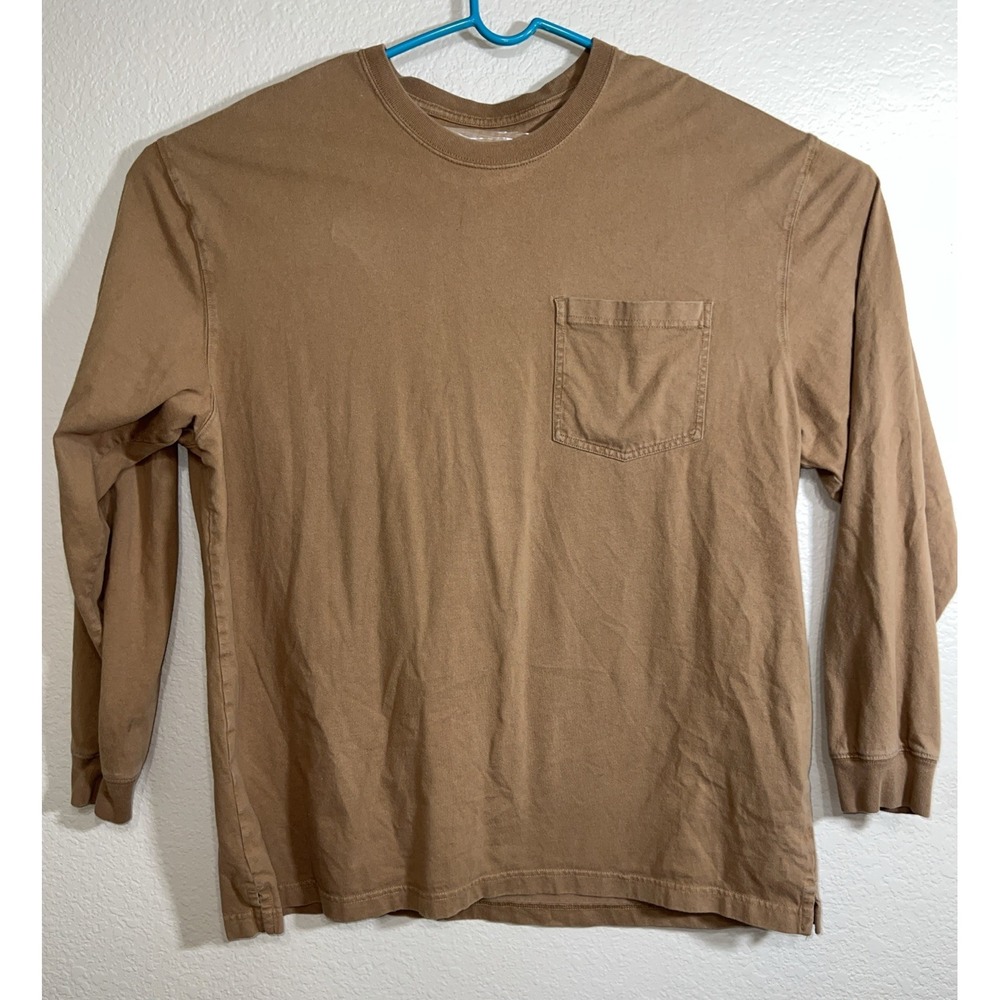 Men's Duluth Trading Company Xtra Large Brown Pullover T-Shirt W/ Pocket